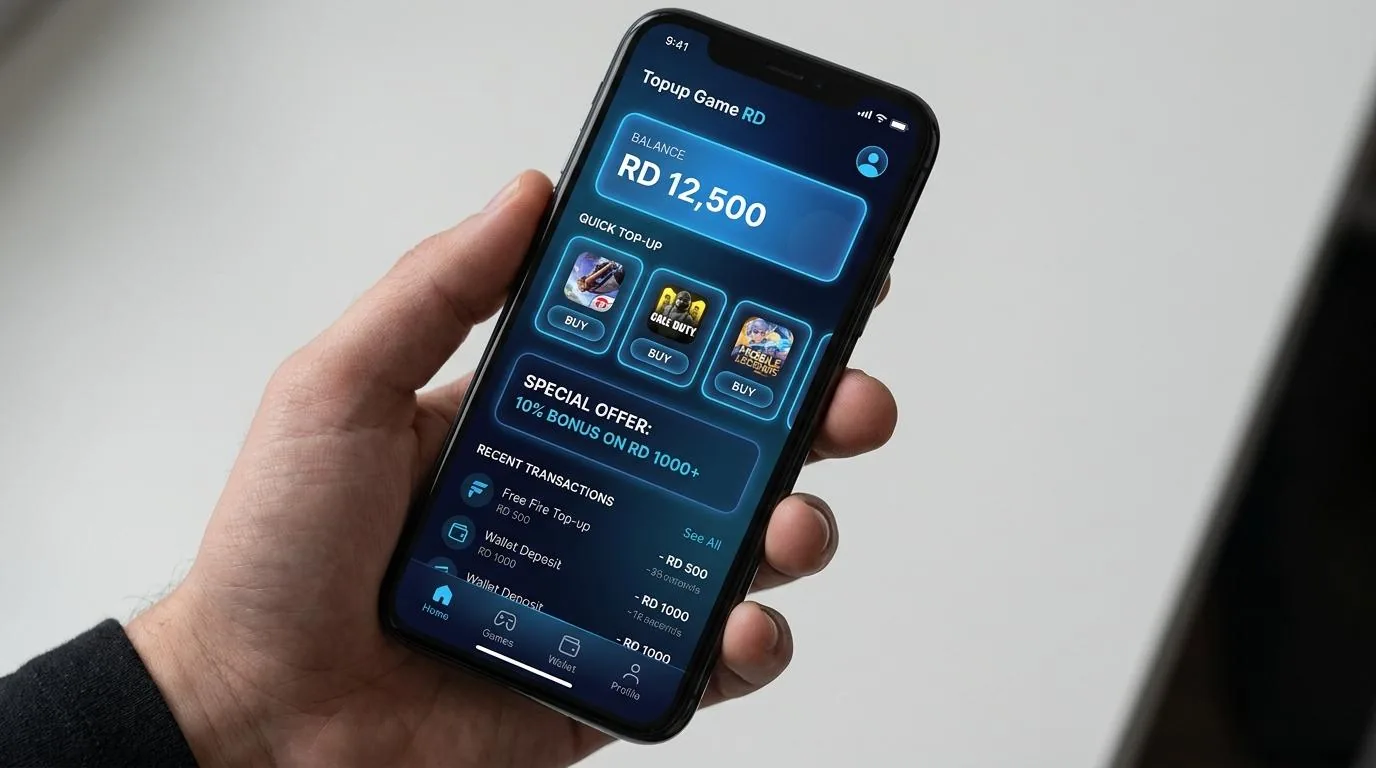 Paket chip RD 100M hingga 10B — Topup Game RD Hub